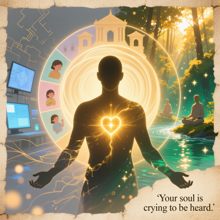 <img src="human-soul-awakening-spiritual-transformation.jpg" alt="Human soul awakening: spiritual development and transformation towards wholeness">