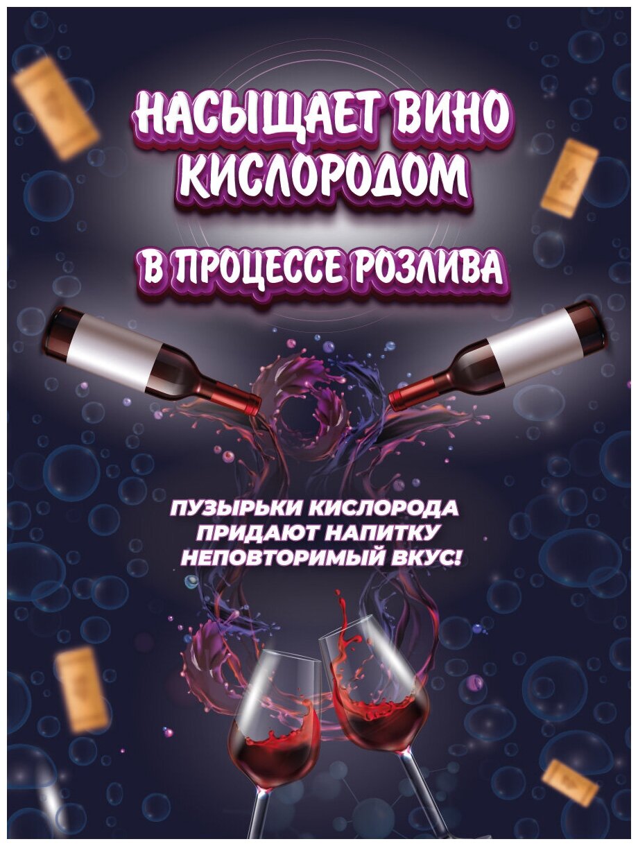 Аэратор для вина Circle Joy Wine Aerator & Pourer-описание-2.jpg