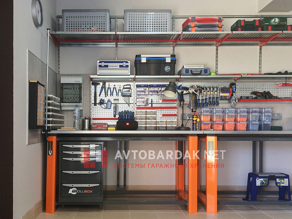 Фото обустройства гаража внутри