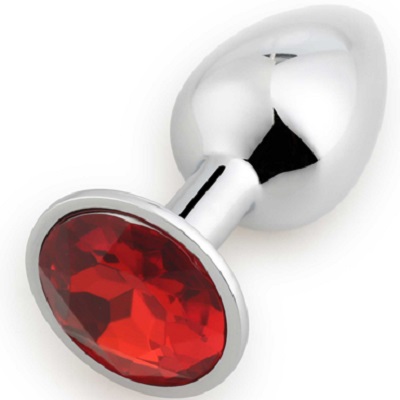 Анальная пробка Runyu Plug Small, 2,8 см, Cеребро. Красный 