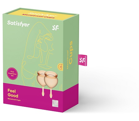 Набор менструальных чаш Satisfyer_Cups_Feel_Good_ Оранжевый