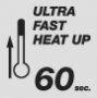 Ультрабыстрый нагрев за 60 сек.