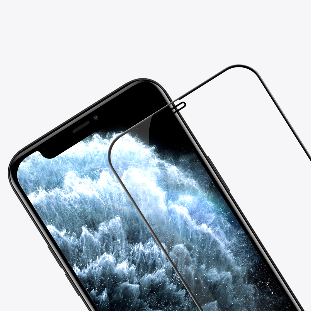 Закаленное стекло 6D с олеофобным покрытием для телефона iPhone 12 и 12  Pro, G-Rhino