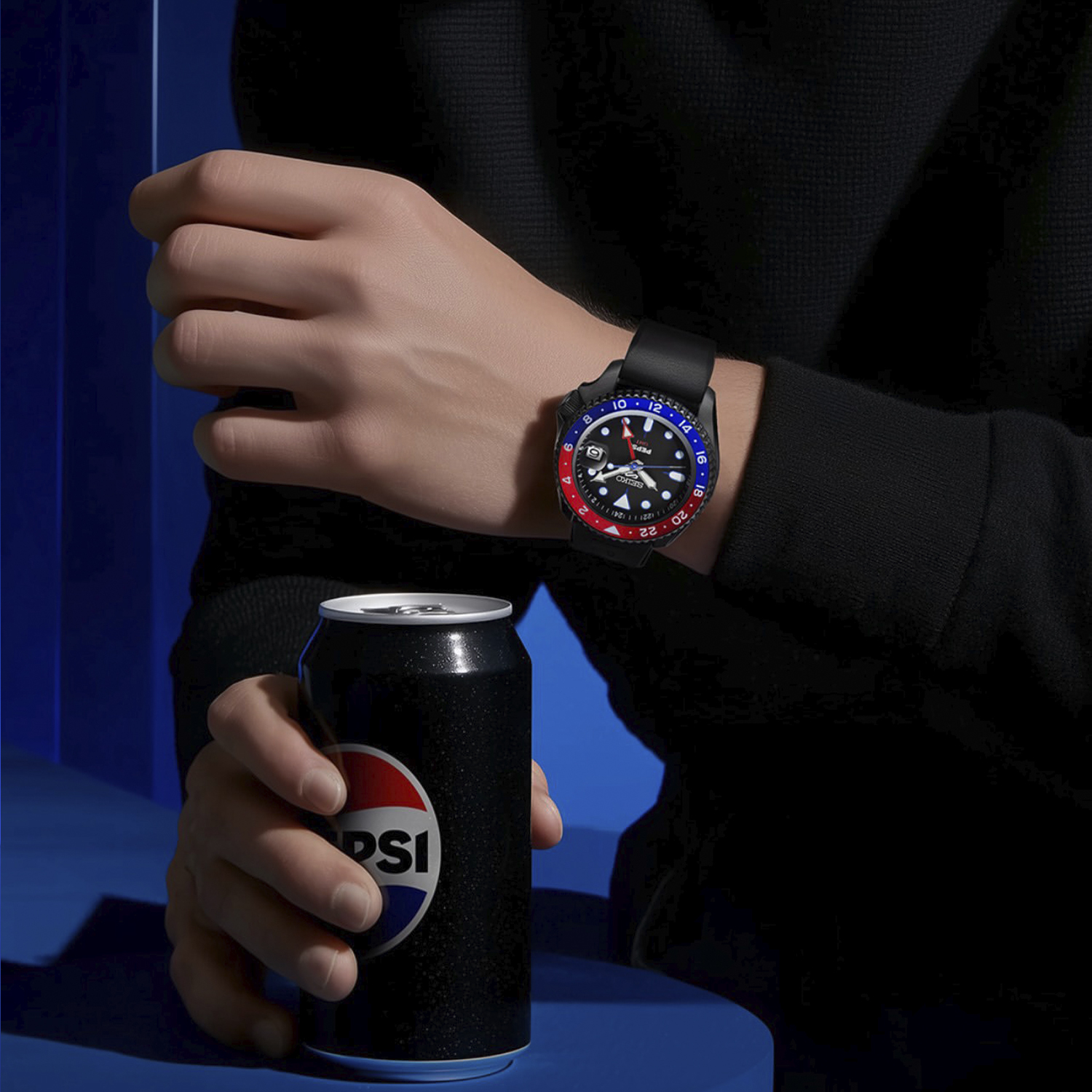 часы Seiko из лимитированной колекции Pepsi заказать в Сейко Клуб