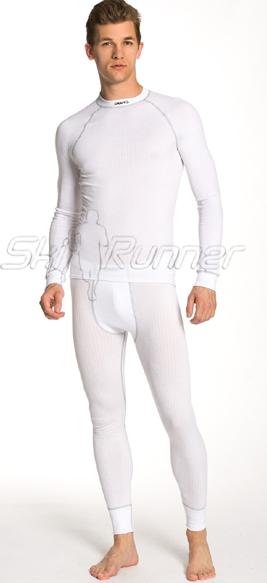 Термобелье рейтузы craft active мужские белые 197010 2900 - ИМ SkiRunner