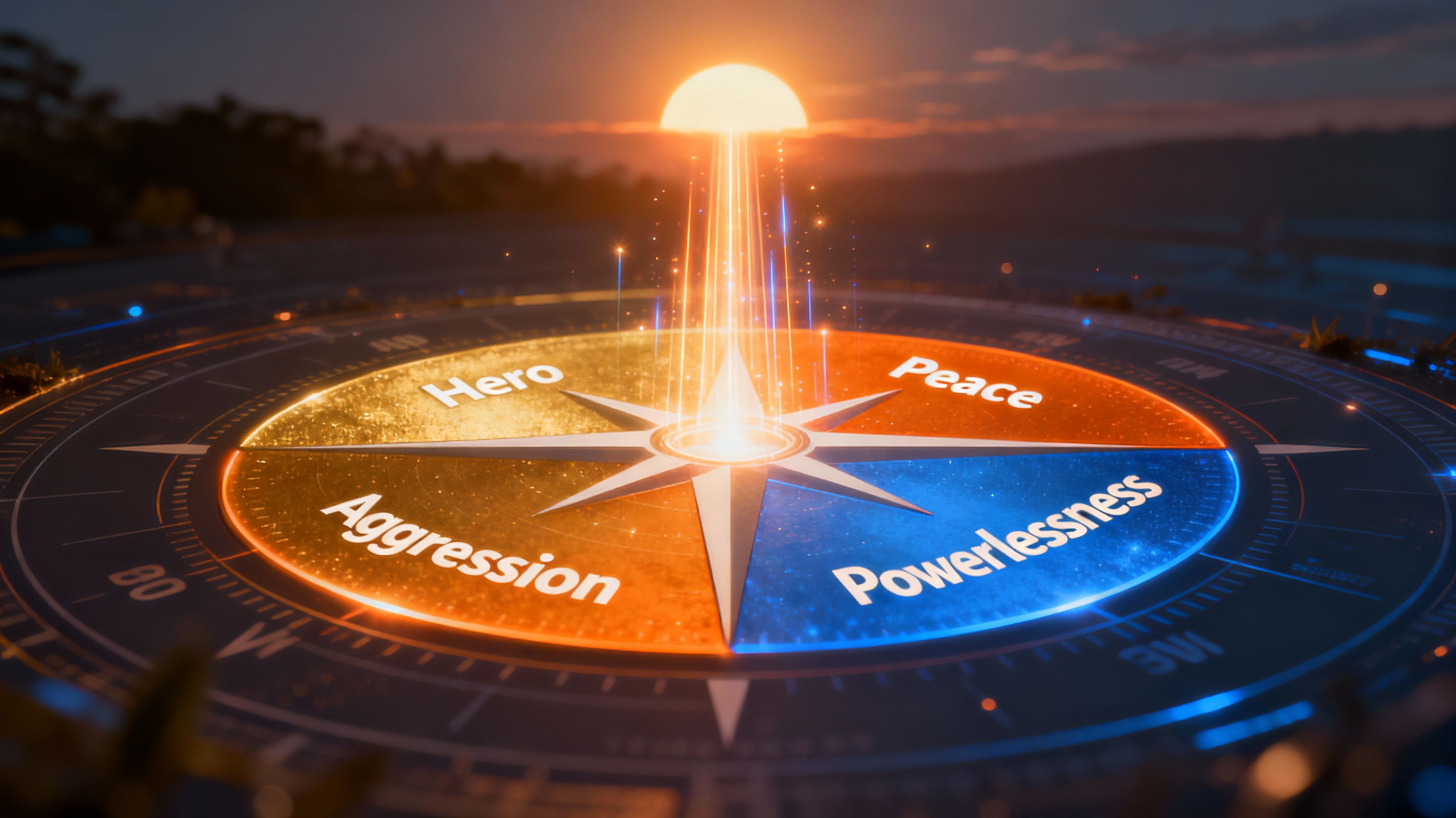 <img src="super-jump-energy-compass-purpose-system.jpg" alt="Super Jump energy compass system for discovering life purpose four states hero peace aggression powerlessness framework">