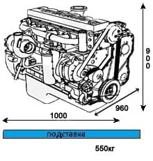 Двигатель 6ISBe 300