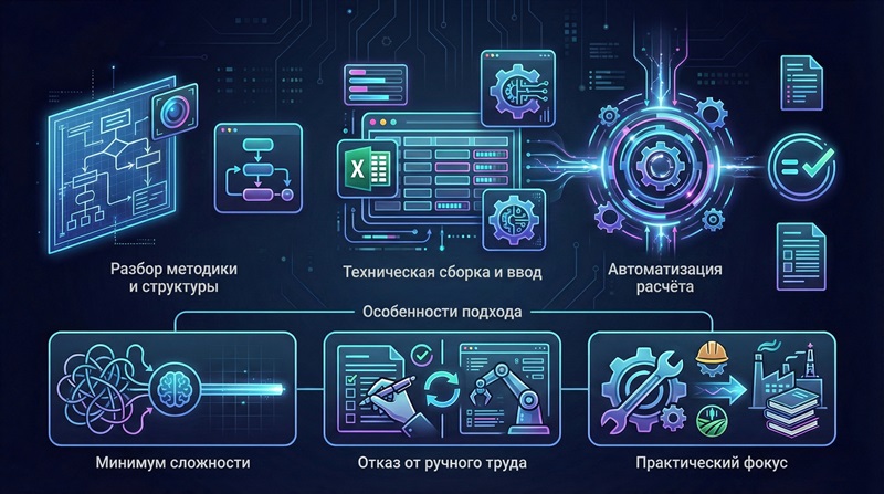 02 Автоматизированный расчёт выбросов в Excel: от методики до готового файла