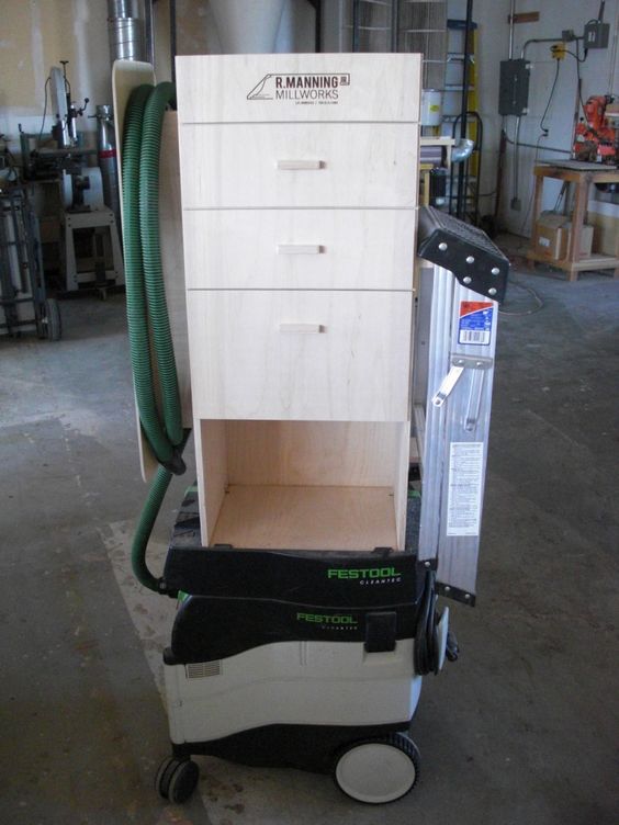 мобильная система хранения на пылесосе Festool