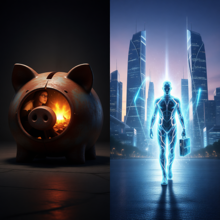 From Burnout to Breakthrough <img src="From Burnout to Breakthrough.png" alt="Диптих: трансформация из состояния выгорания в копилке к энергии и свободе через саморазвитие">