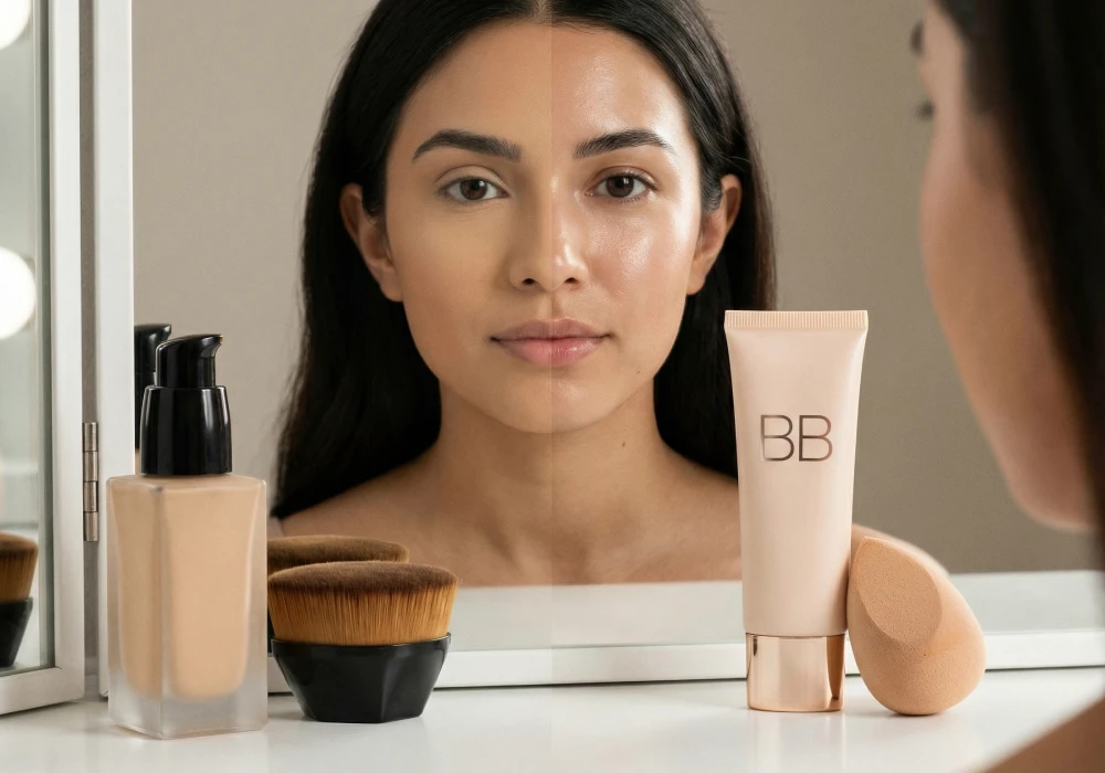 Разница между BB-кремом и тональным кремом