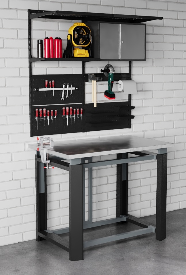 Модульная система IF: перфопанели, рейлинги, полки. 