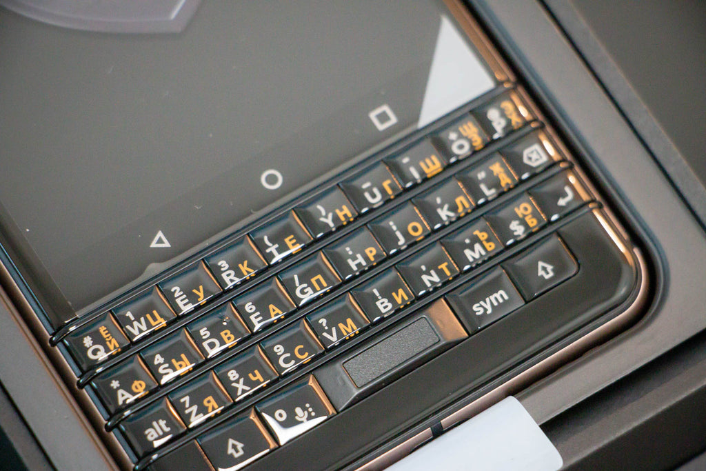 BlackBerry keyone bronze клавиатура keyboard