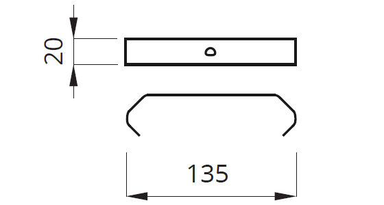 Размер зажимов под штукатурку для монтажа встраиваемых светильников 