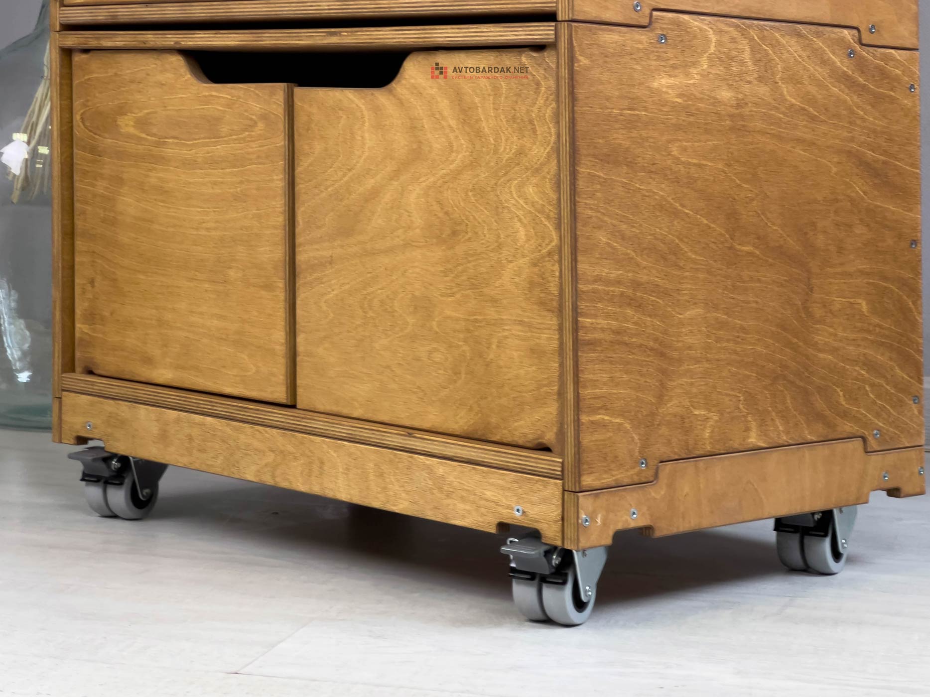 Деревянная тележка - модульная платформа