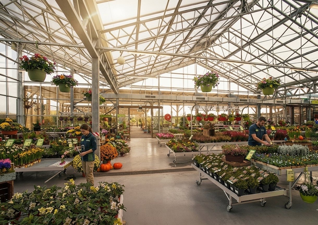 Модульные алюминиевые стеллажные системы обеспечивают чистоту, долговечность и гибкость выкладки.