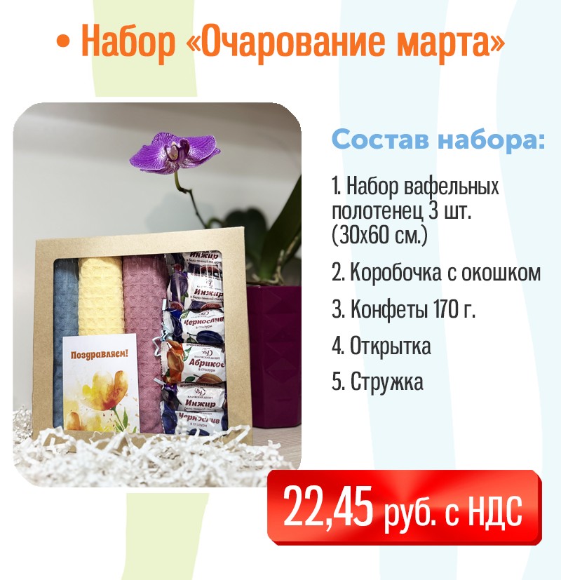 Подарочный набор на 8 марта "Очарование марта"