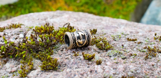 Шарм с изображением руны Эйваз.