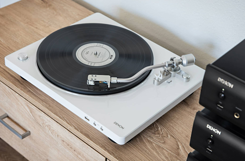 Виниловый проигрыватель DP-450USB White