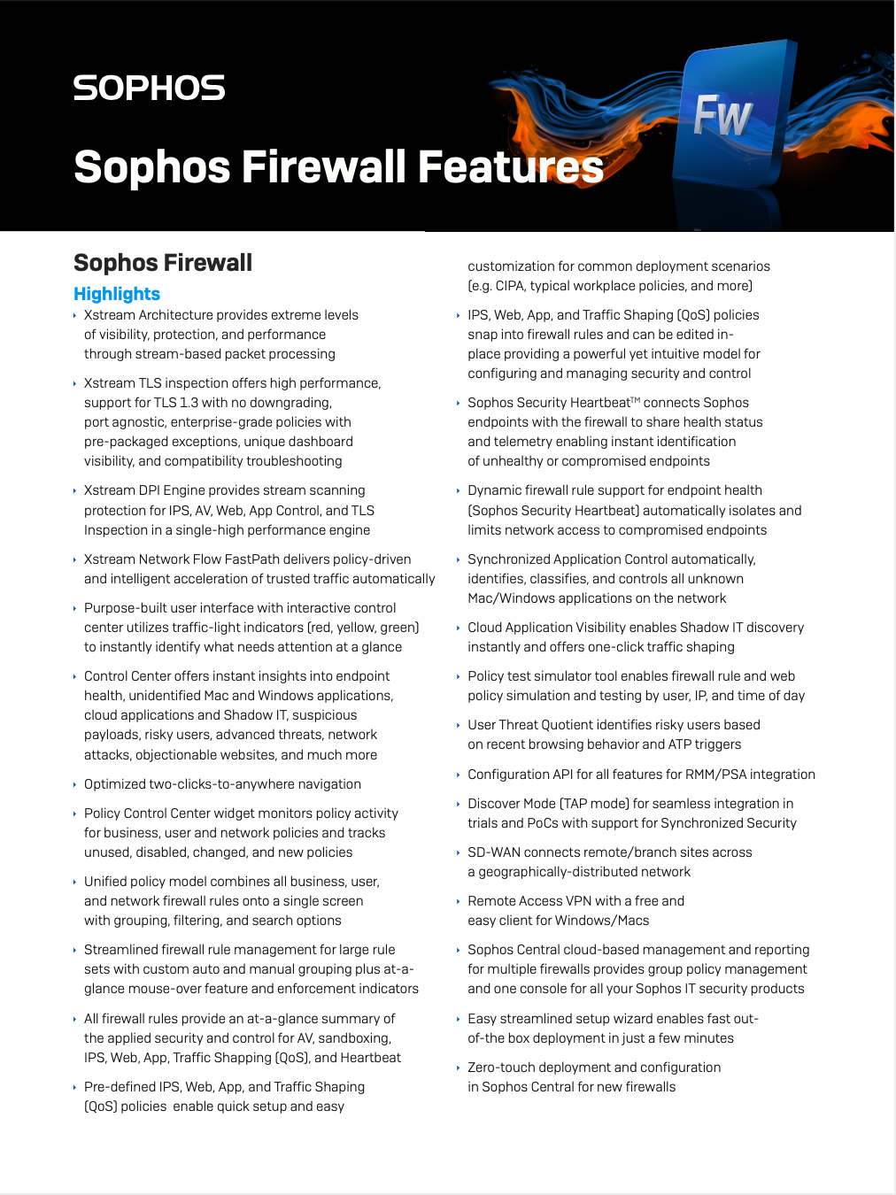 sophos firewall