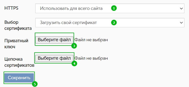 Как подключить ssl сертификат к сайту на тильде