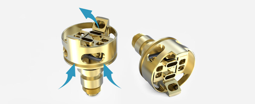 Позолоченная бесстоечная палуба iJOY Captain RTA