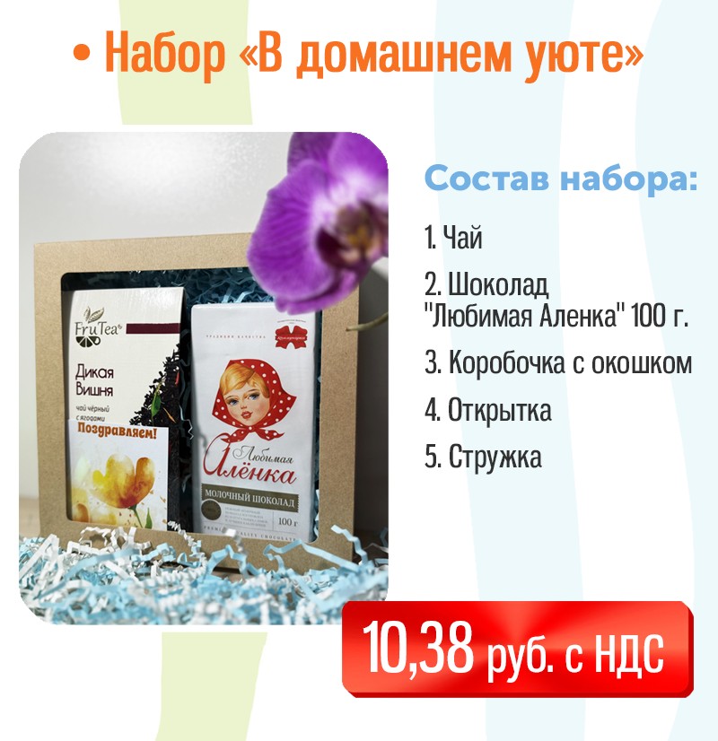 Подарочный набор на 8 марта "В домашнем уюте"