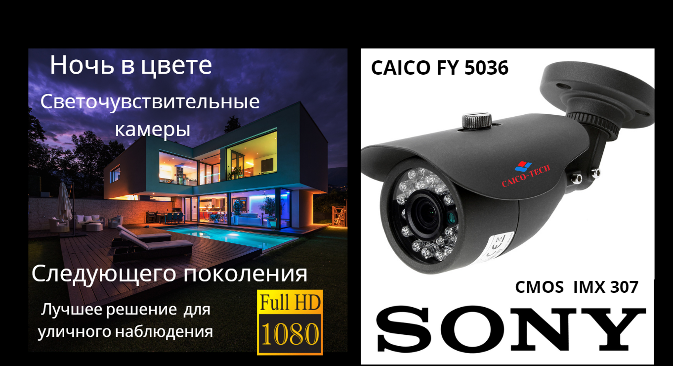 CAICO FY5037 STARLIGHT CMOS SONY IMX 307