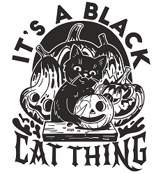 принт Дело черного кота