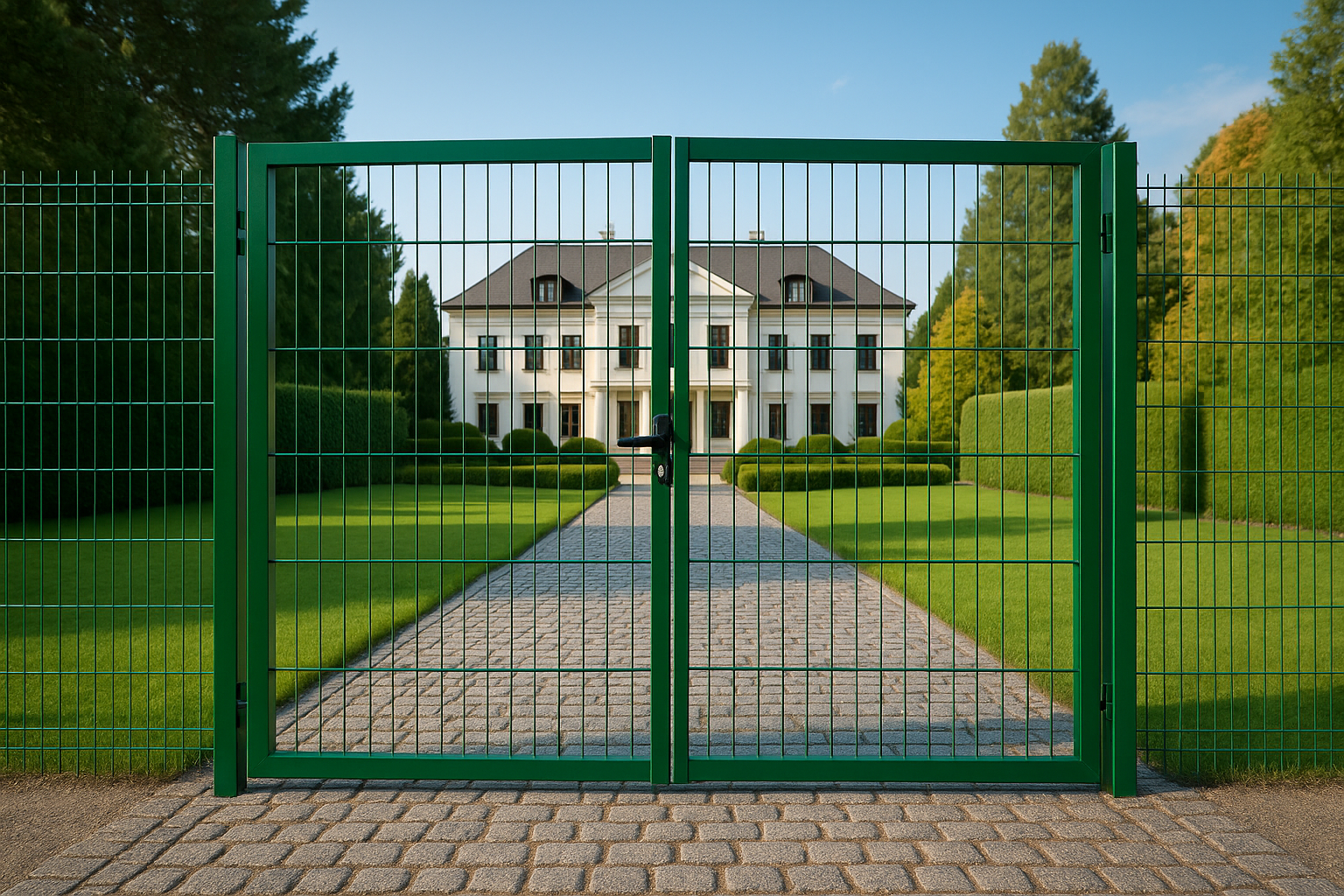 Ворота 3D TOO "Крепеж-ОПК" Ворота 3Д наружнее открывание ВР 1500.3500(/ворота/петли/упоры/проушина)