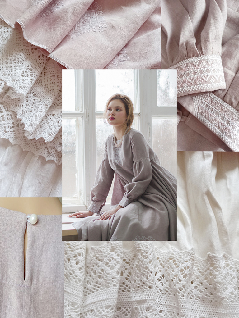 От вдохновения до реальности: создание платья шаг за шагом-linenby.by