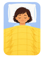 Одеяло успокоит и обнимет его