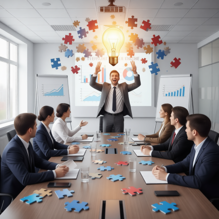 <img src="personal-breakthrough-moment.jpg" alt="Момент озарения и прорыва во время тренинга личностного роста">