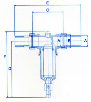 Габариты фильтра BWT 810524