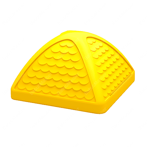 Крыша жёлтая