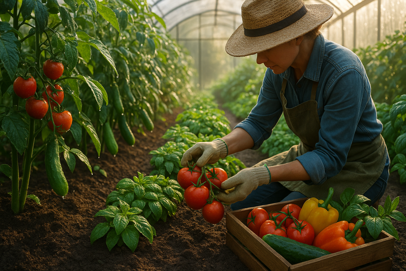 Уборка урожая в теплице &mdash; этапы удаления растений, мойка и дезинфекция теплицы весной и осенью