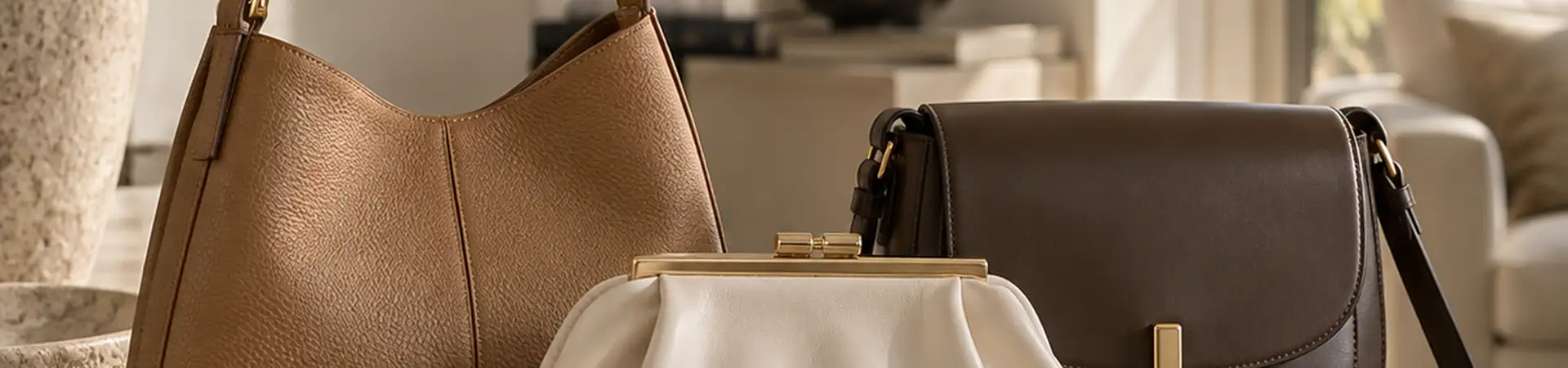 Сумка через плечо бежевая с коричневой отделкой от Gucci Horsebit Mini BP5-708429 в lifestyle-сцене к статье «Сумка через плечо или клатч: читаем ремень, ручку и форму»