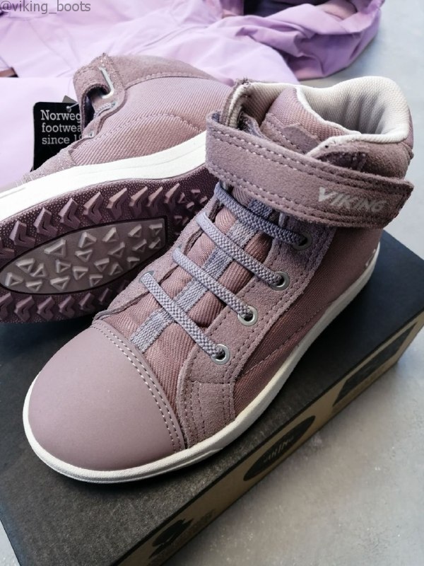 Полуботинки Viking Leah Mid GTX Sneaker Dusty Pink/Light Lilac демисезонные