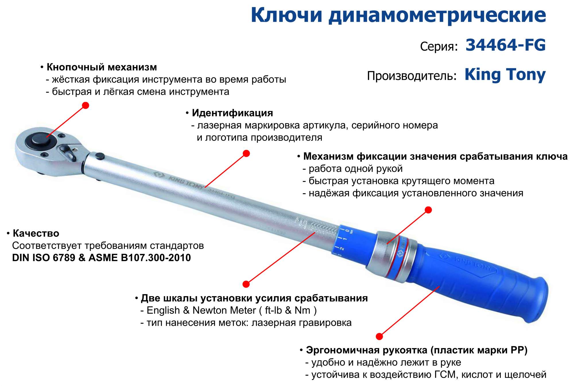 настройка динамометрического ключа КИНГ ТОНИ