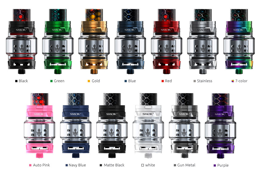 Цвета Атомайзера SMOK TFV12 Prince