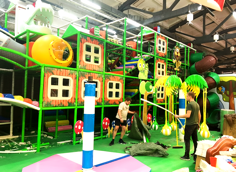 Монтаж каруселей