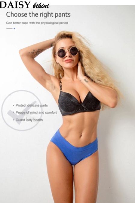 Менструальные трусы Daisy_Bikini_синие__полная_защита