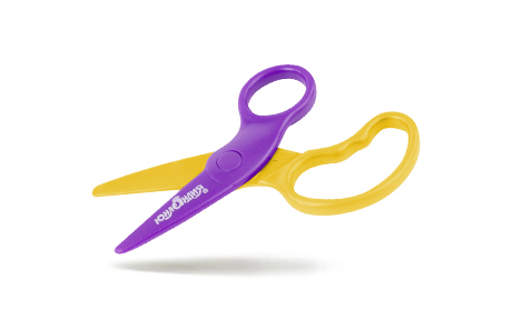 Пластиковые детские ножницы