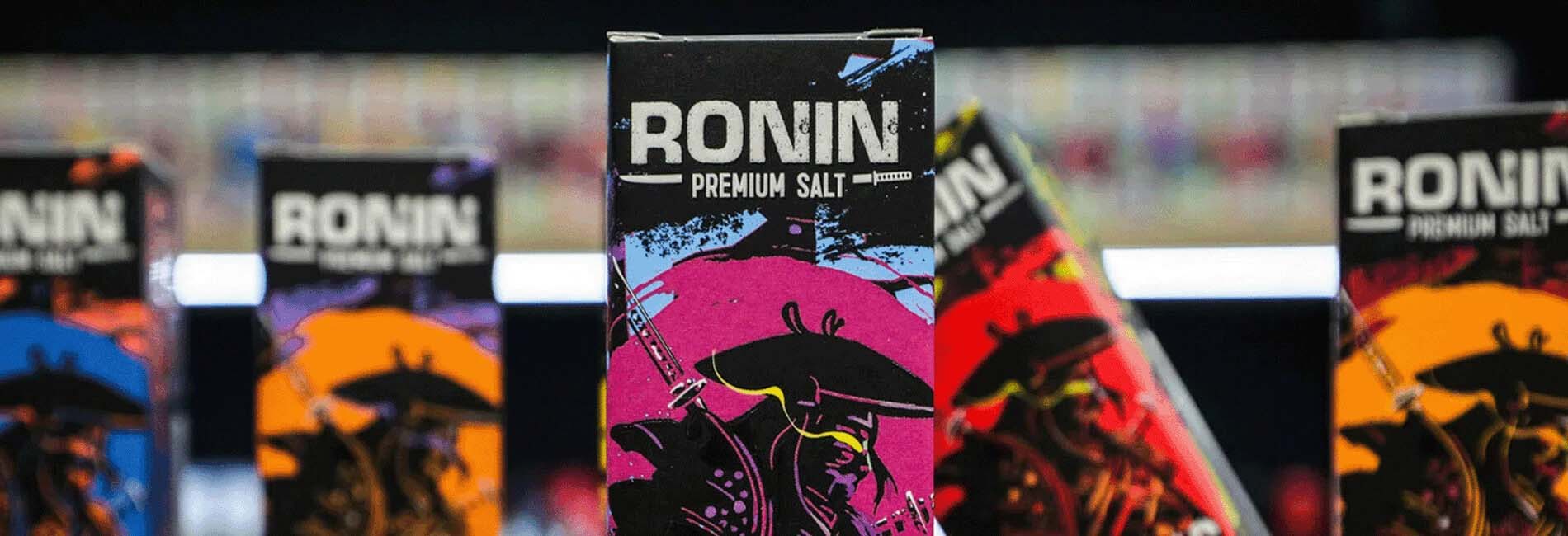Оригинальная продукция RONIN - популярные серии Premium Salt, Radioactive, B.A.D.