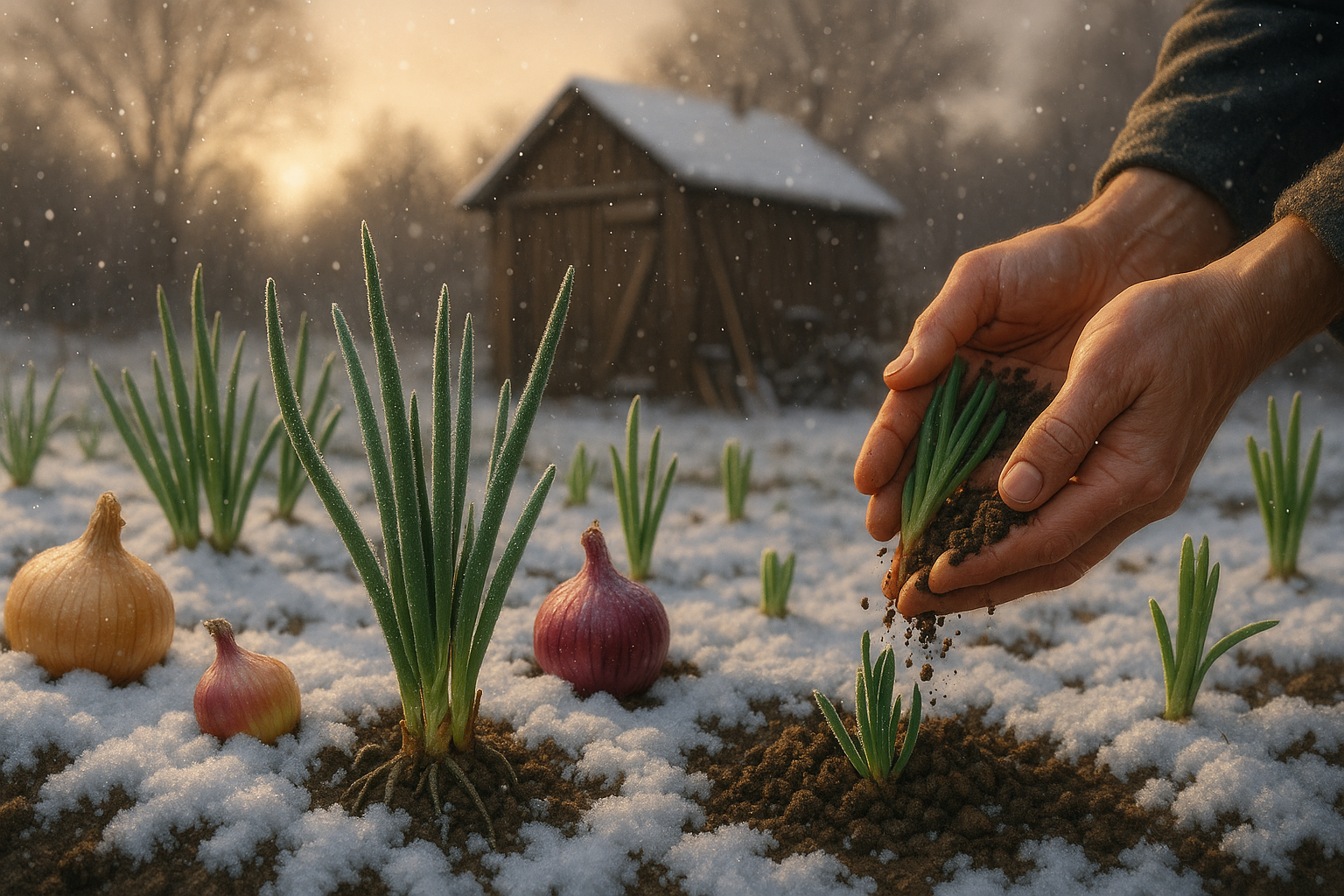Подкормка лука осенью для богатого урожая