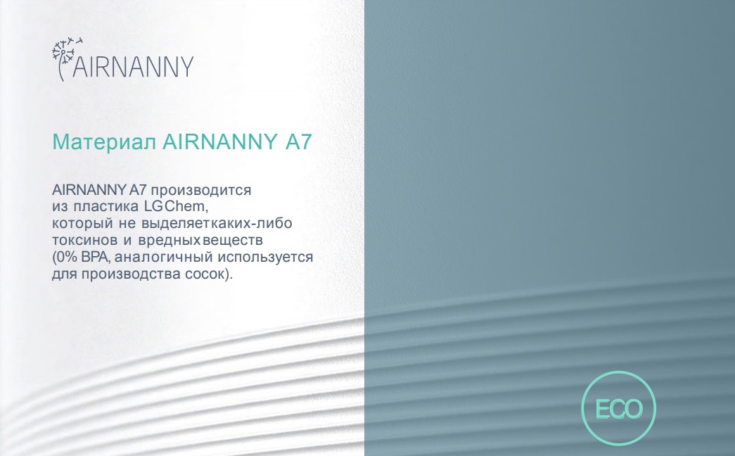 безопасность материалов из которых изготовлен Airnanny A7