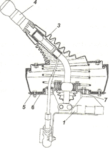 Опора рычага переключения передач