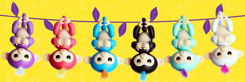 Интерактивные обезьянки Fingerlings Monkey