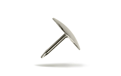 Никелированные канцелярские кнопки