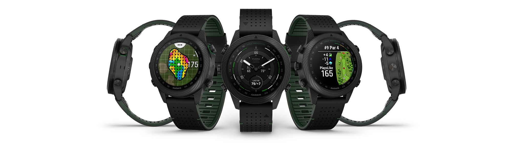 Умные часы Garmin Marq Golfer (Gen 2) - Carbon Edition: официальное изображение